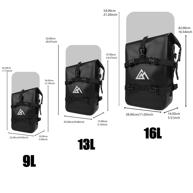 유니버설 오토바이 범퍼 가방 9/13/16L 프레임 충 - Motorcycle Gear Backpack 리뷰 및 가격