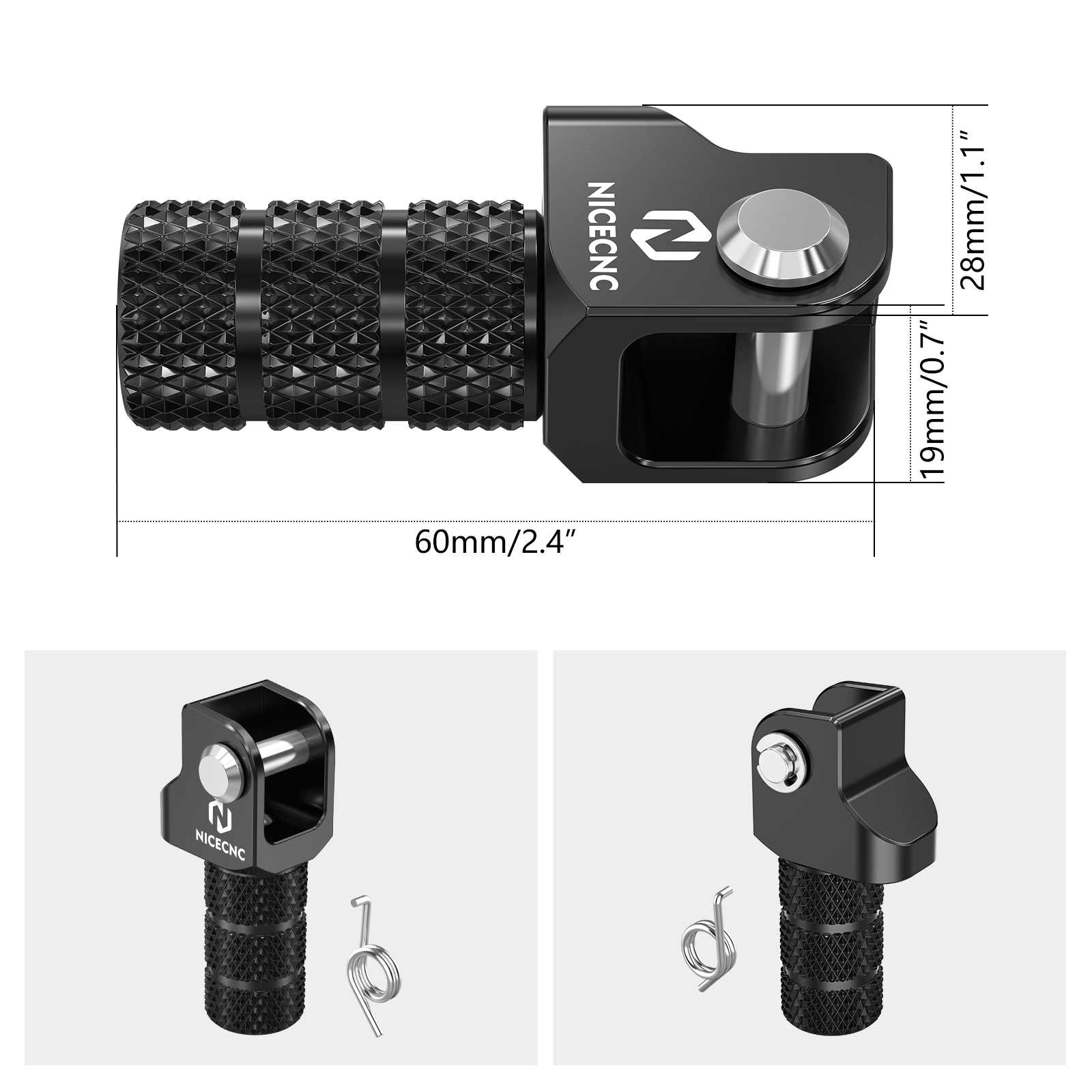 NICECNC 오토바이 조절식 기어 변속 레버 팁 KT - Motorcycle Gear Lever Extender 리뷰 및 가격